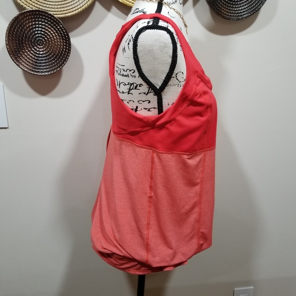 LULULEMON Tank Top Racerback Orange Red Color, SIZE L. - Picture 13 of 16